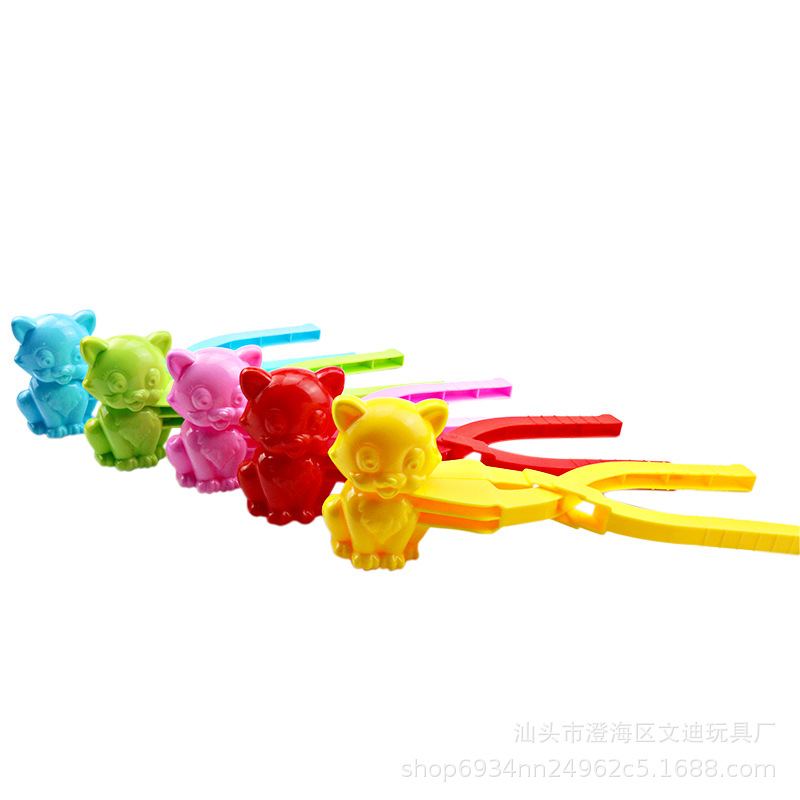 Juguetes de bola de nieve para niños, pelotas de nieve, juguetes de nieve, pinzas de pato, herramientas de muñeco de nieve al aire libre de invierno