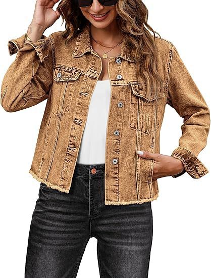 ヨーロッパとアメリカの貿易デニムジャケット女性のクロスボーダーAmazon AliExpressホットセールダメージショートデニムジャケット|undefined