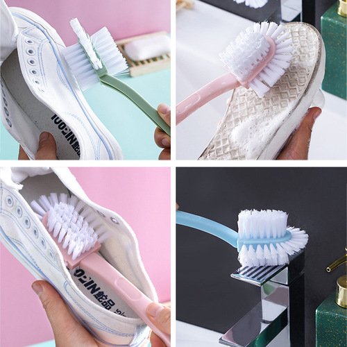 Five-sided shoe brush, household multi-functional shoe cleaning tool, durable soft-haired shoe brush, shoe brush does not damage shoes and clothing