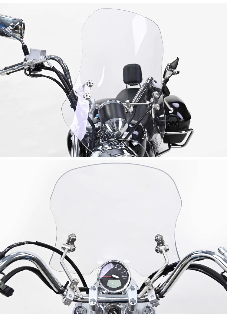 Muscle car Wolf suitable for Haojue GZS150 windshield windshield modification front windshield tempered glue anti-smashing special