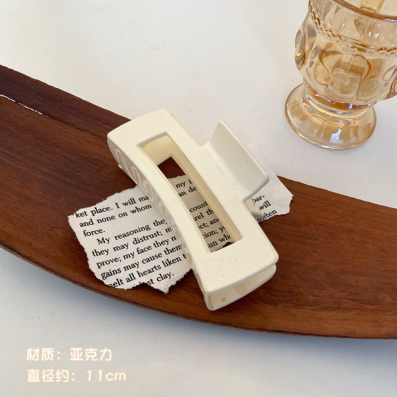 Horquilla de Maillard, pinza de agarre grande de acrílico, volumen de cabello femenino, pinza de tiburón de felpa de alta calidad, horquilla, accesorios para el cabello