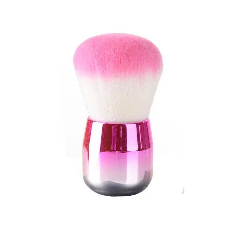 Mushroom Head Powder Brush Hair Soft Uña Polvo Brush Limpieza Uña Polvo Brush Maquillaje Blush Brush Herramientas de maquillaje