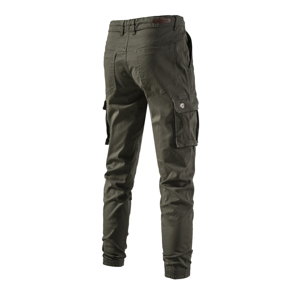 Pantaloni cargo uomo in cotone traspiranti pantaloni casual_voghion.com