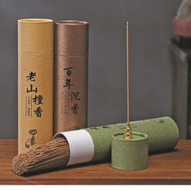 老山檀香百年沉香艾草供佛线香卧香家用香薰厂家直销批发200克装