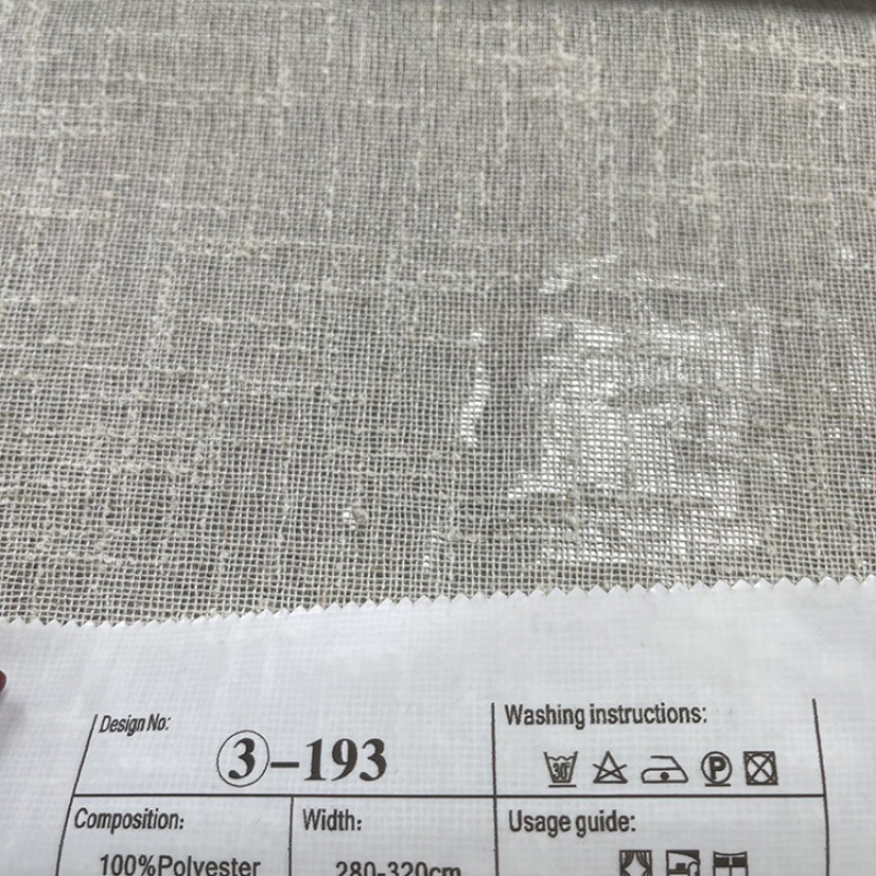 Sophisticated shiffon cloth for living room