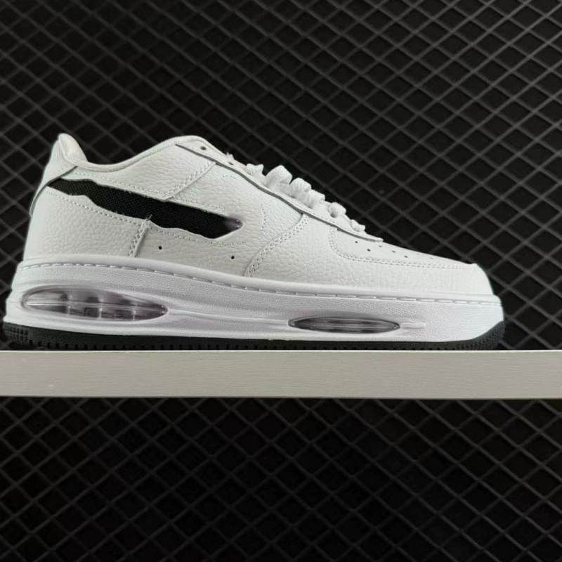 Air Force 1'07 Air Force One Air Cushion Visible Window Bottom Heightening Versatile Sports Sneakers White Shoes