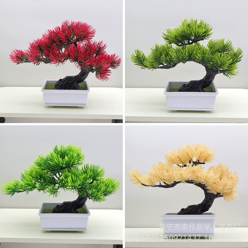 Симулятор желанной сосны озеленение зеленых растений в горшках