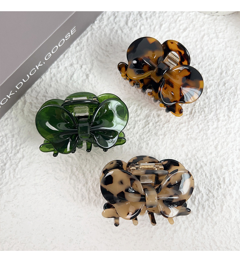 Vrouwelijk Heerlijk Buigen Azijnzuur Plaat Klauw Haarspeld display picture 2