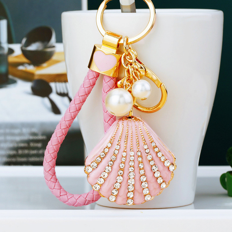 55g Weight Lobster Trigger Clasp Closure Clasp Closure Type Rhinestones Inlay Material Keychain Classification 1 Piece Quantity Daily Occasion Zinc alloy Material Shell Pattern Unisex Gender Plating, Diamond Design Elegant, Cute, Simple Style Style 1 Piece Elegant Cute Simple Style Shell Zinc Alloy Plating Diamond Rhinestones Unisex Lobster Trigger Clasp Closure Keychain 7