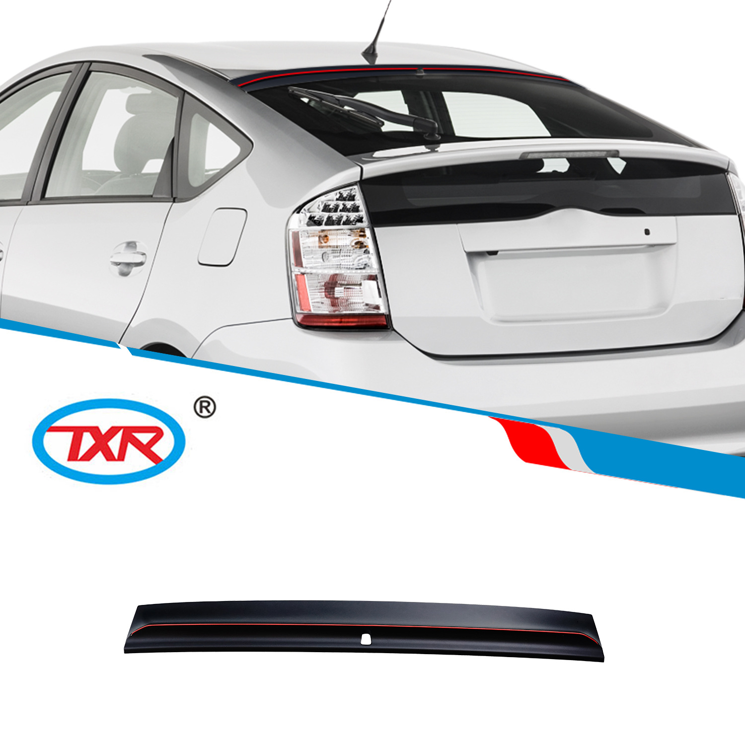 TXR es adecuado para Toyota Prius Prius, accesorios especiales de alerón trasero de automóvil modificados