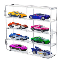 風火輪展示架合金小型自動車模型1:64児童玩具車装飾品透明アクリル収納ケース