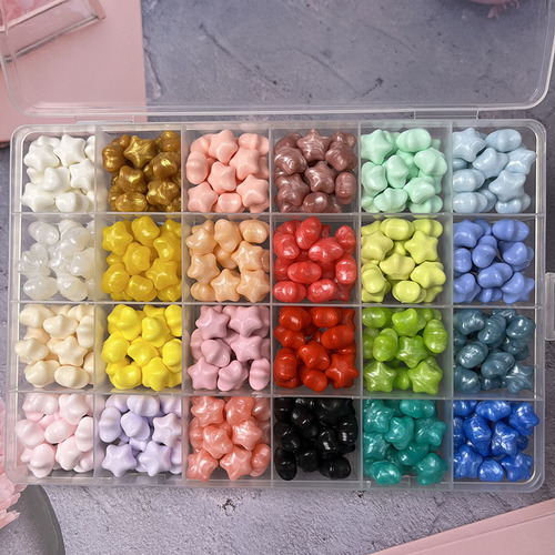 Enamel Stamp Wax Pellet Box, Multicolor Enamel Accessories, Multicolor Sealing Wax, Lucky Star, Teddy Bear, Direct Manufacturer Sale