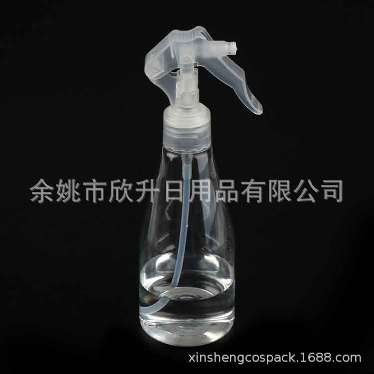 200毫升酒精塑料瓶塑胶小喷壶200ML透明喷雾瓶老鼠喷雾手扣式喷瓶