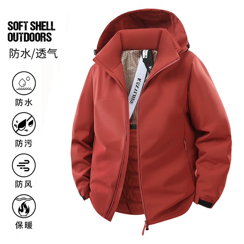 Men's Winter New Graphene Thickened Cold-Proof and Warm-Keeping Jacket, Couple's Outdoor Windproof Mountaineering Coat for Men Men's Winter New Graphene Thickened Cold-Proof and Warm-Keeping Jacket, Couple's Outdoor Windproof Mountaineering Coat for Men