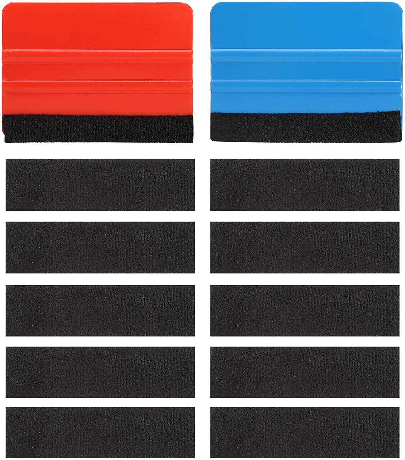 12件套密封刮板塑料刮刀毛毡边缘刮刀汽车刮板用于汽车包装刮板3M