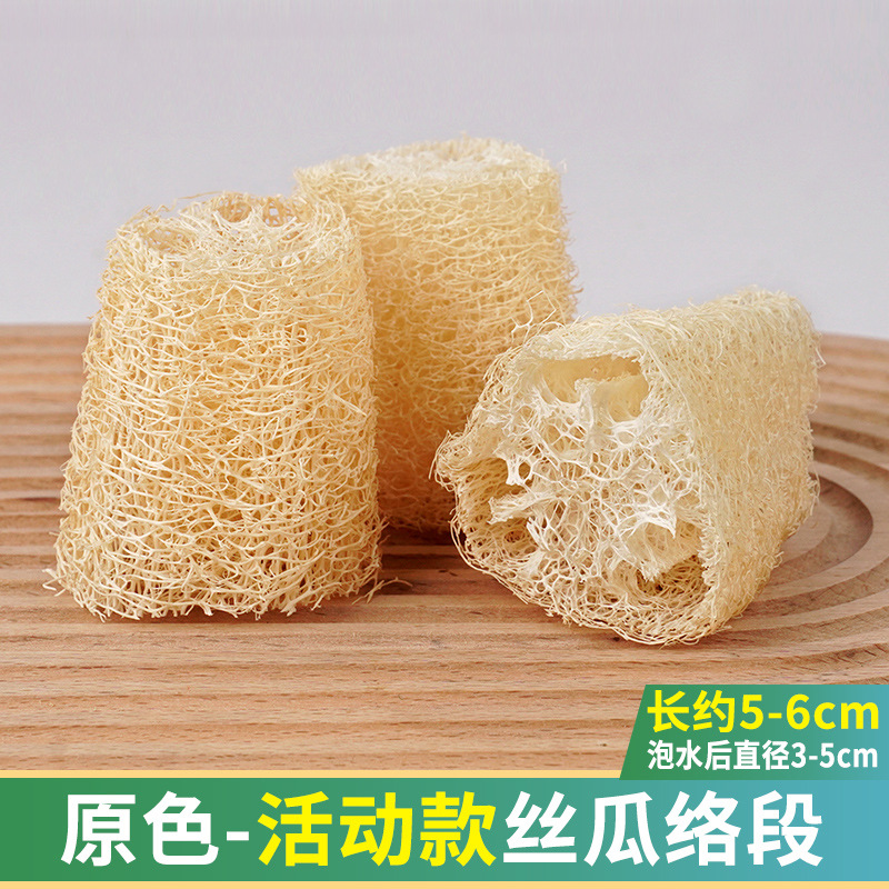 오리지널 컬러 이벤트 모델 - 수세미 세그먼트 (길이 약 5-6cm, 물에 담근 후 직경 3-5cm)