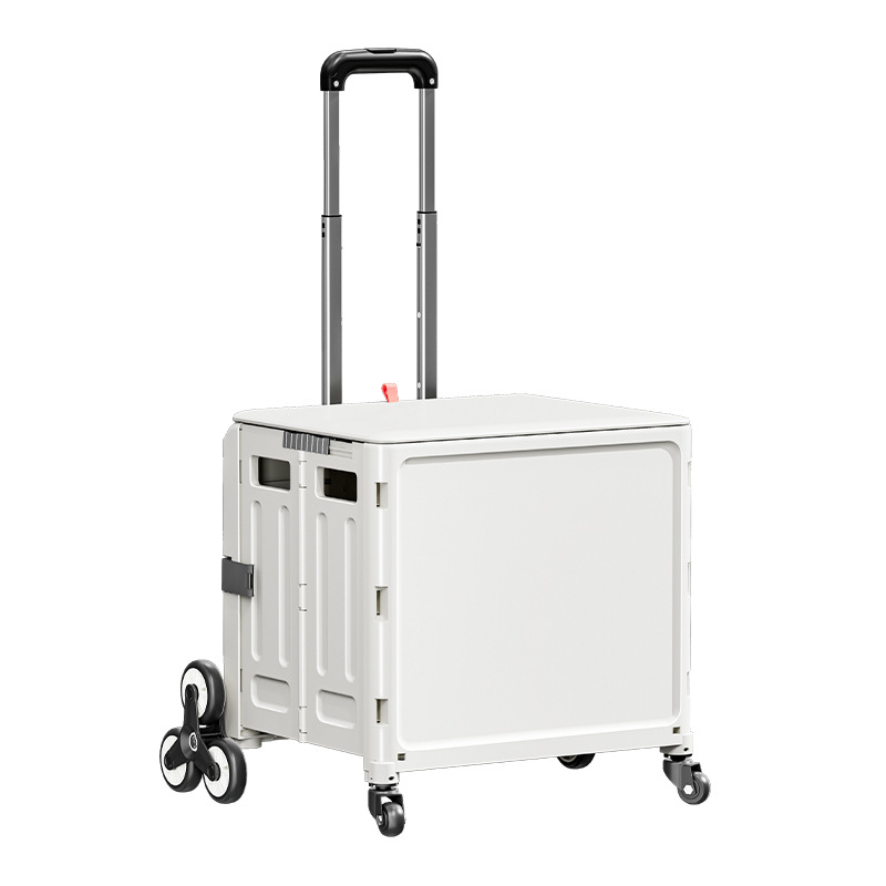 Cochecito de compras Cochecito de entrega urgente para el hogar Cochecito de carga Cochecito de carga Cochecito de mano plegable Transporte de artefacto de escalera portátil