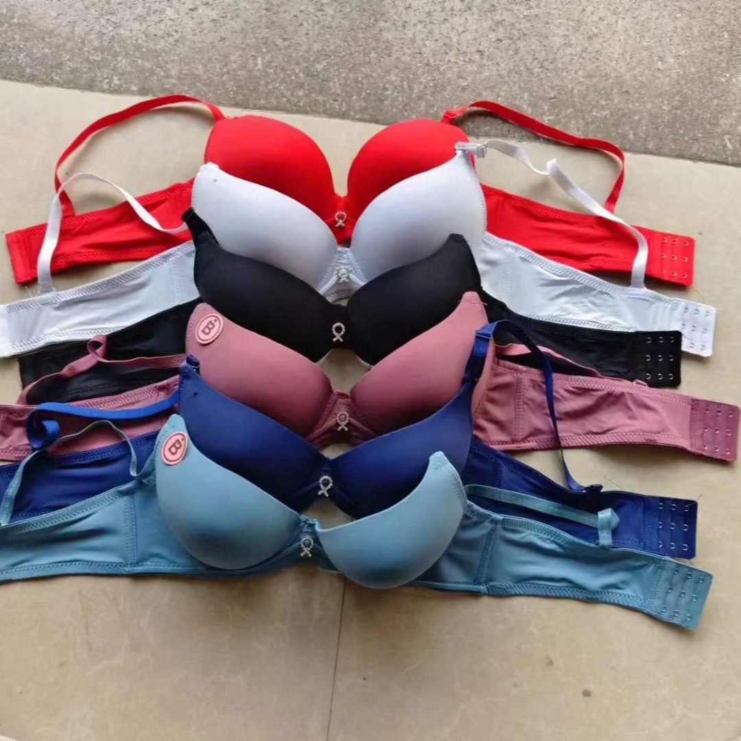 Comercio exterior nuevo exterior europeo y americano ropa interior de las mujeres individuales cómodo con anillo de acero más tamaño sujetador fábrica al por mayor