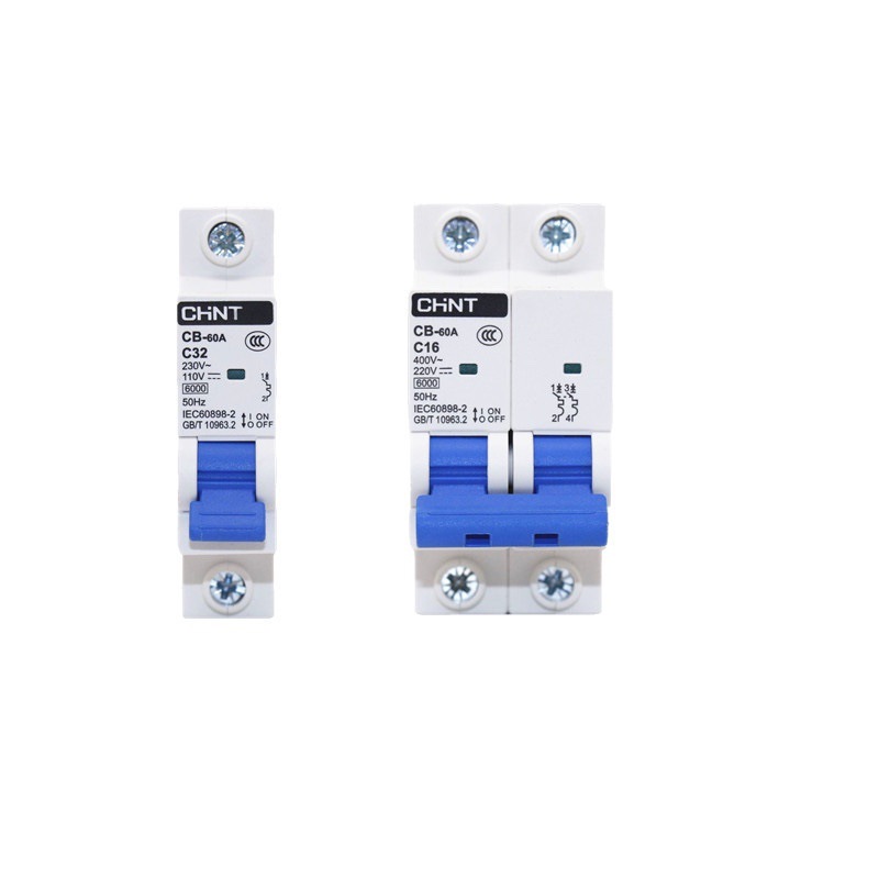 Chint CB-60A AC/DC disyuntor 1P 2P DC aire abierto 63A almacenamiento de energía nueva energía DC110V 220V image 5