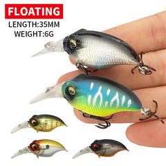 日本 42mm/6g路亞餌小 搖滾淡水溪流仿生魚餌9022