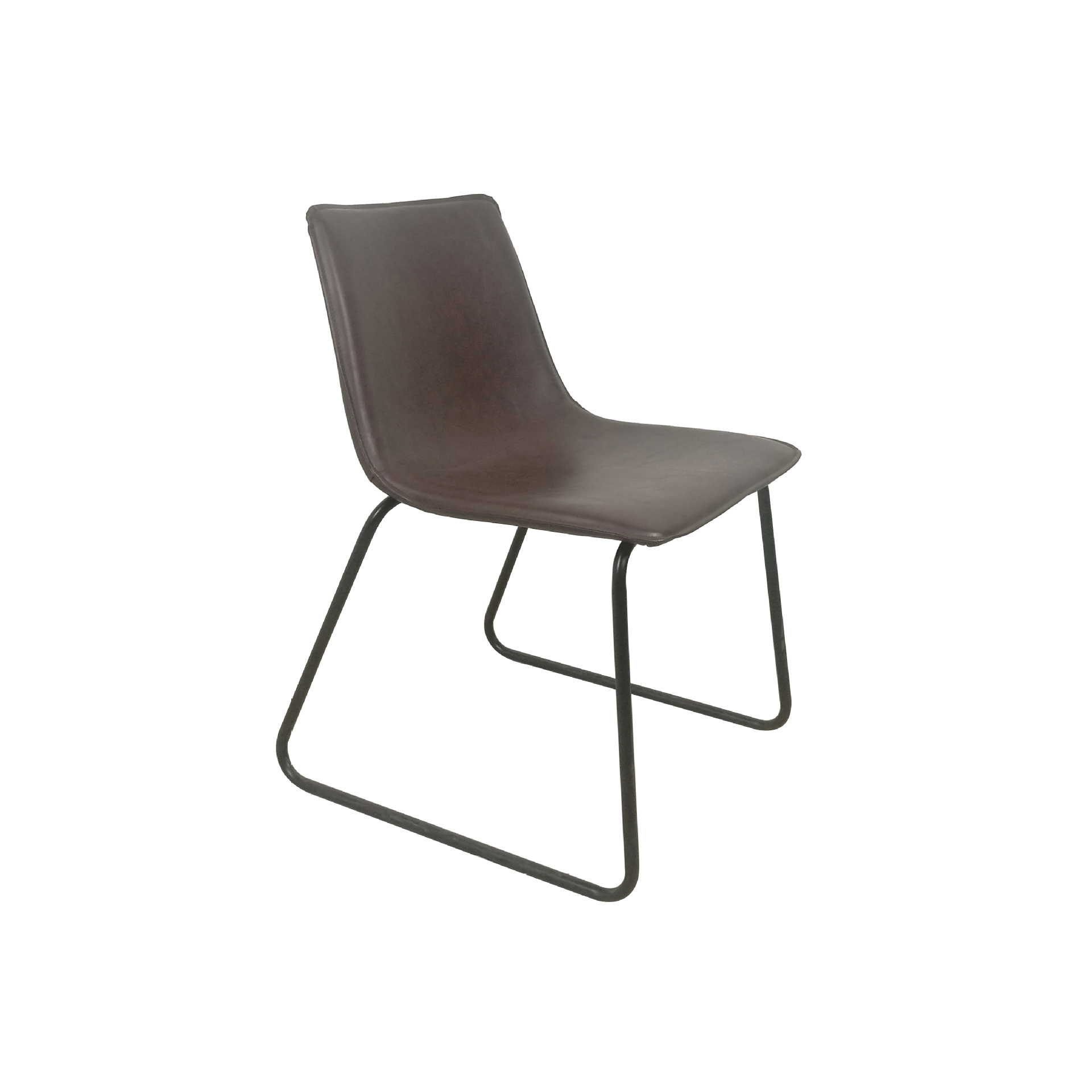 Sillas de comedor de lujo minimalistas italianas, sillas de comedor de PU retro, sillas de hotel nórdicas modernas, taburetes image 1