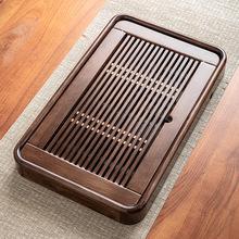 实木高端精致茶盘家用功夫茶具托盘排水沥水干泡台小茶海储排双用