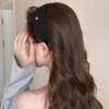 Black cloth, headband