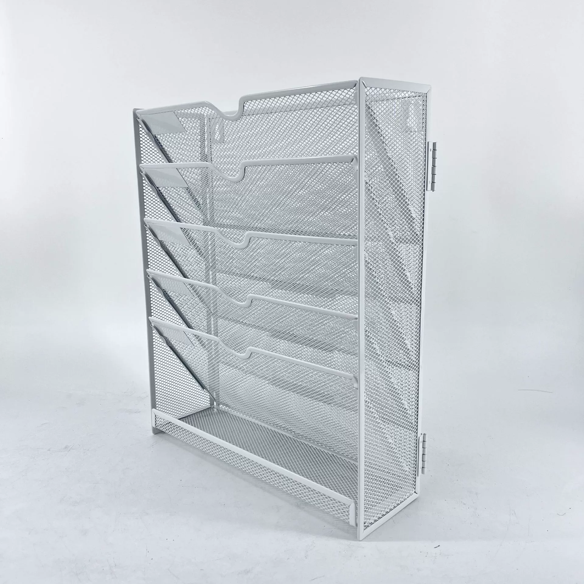 6-слойный металлический держатель для документов настенный пятиэтажный висячий стеной A4 папка с книгой профиль меню корзина кованого железа