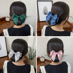 ヘッドフラワー女性の夏の気質ネットバッグナースプロフェッショナルヘアネット客室乗務員ヘアアクセサリー銀行勤務日韓国帽子
