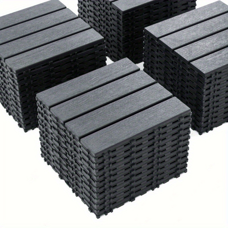 thumbnail image 1 of 44 pack Waterproof Patio Deck Ti 12x12 Square Plastic跨境, 1 of 4