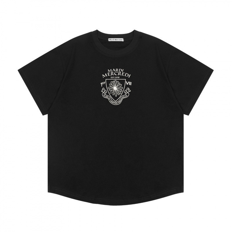 【カウンター品質】韓国マルディトレンドブランド半袖Tシャツリトルデイジードーマンプリントラウンドネックピュアコットンクロスボーダー|undefined