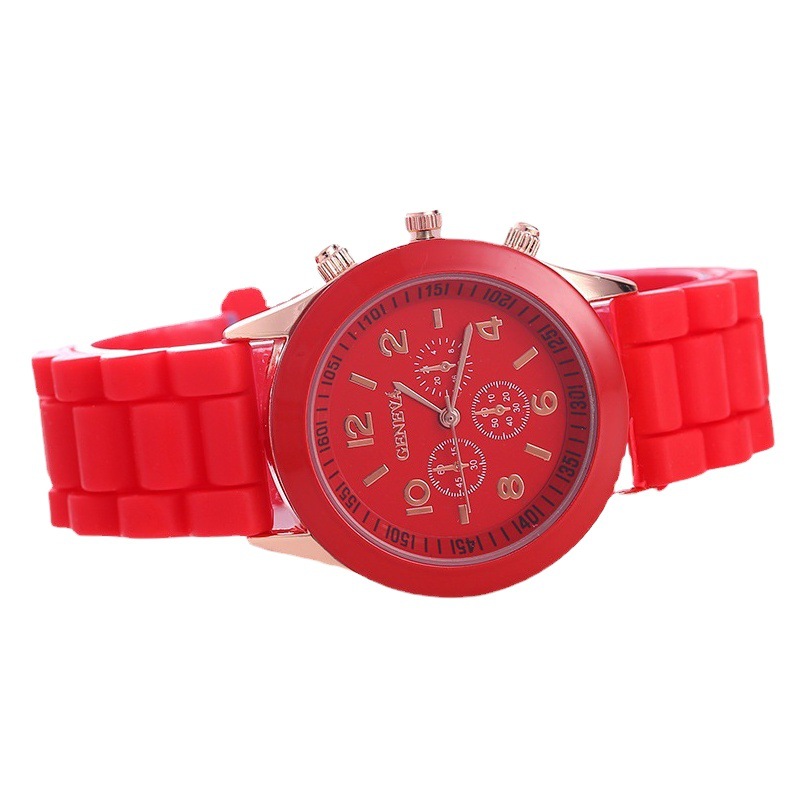 Reloj silicona Geneva, coreano, colorido image 1