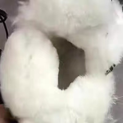 검정색 두꺼운 양모