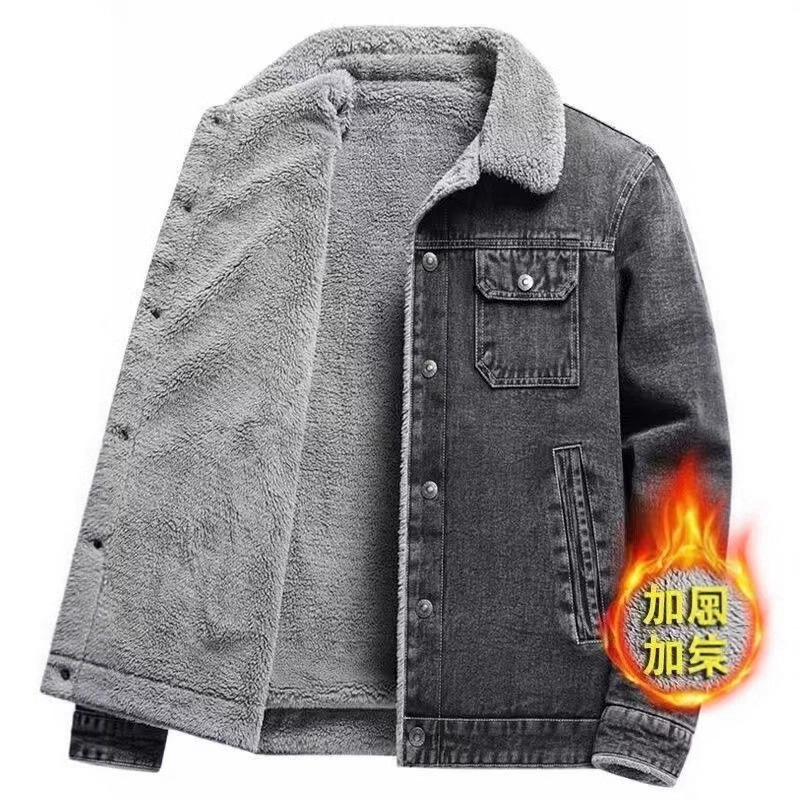 批发潮男日系复古做旧牛仔夹克男女潮牌街头宽松休闲百搭情侣外套