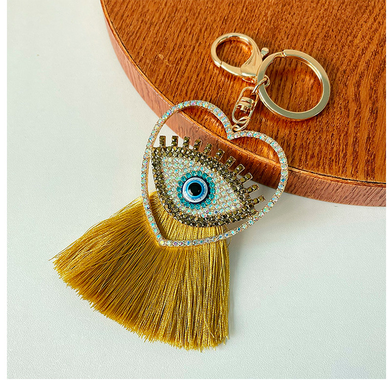 Estilo Europeo Pastoral Aleación Ojo Del Diablo Unisexo Colgante De Bolsa Llaveros display picture 7