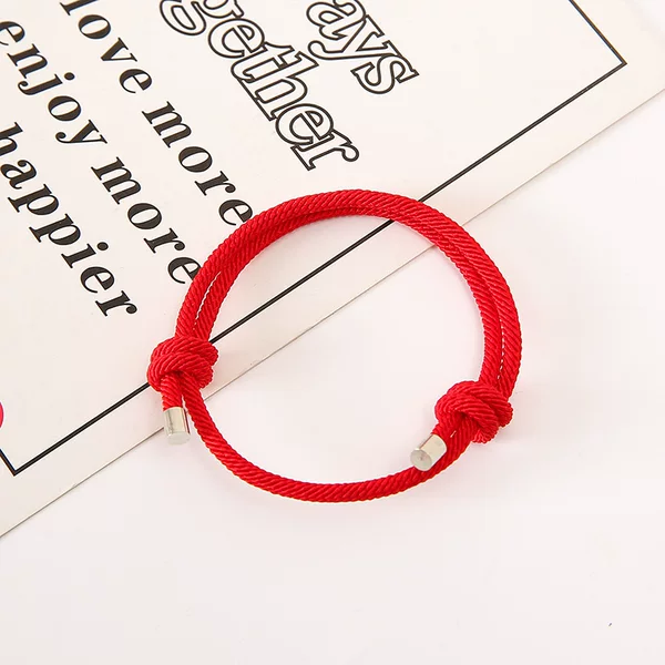 Korean-style jewelry fashion hand rope ladies thin all-match personality lovers bracelet factory direct sales