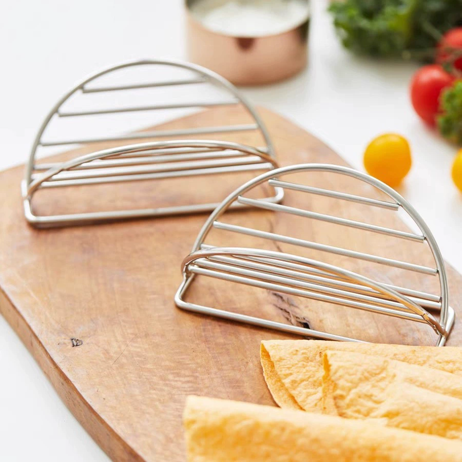 Мексиканские блинчики с тако с западным рестораном креативная посуда из нержавеющей стали 304 стойка для тортильи кукурузная тортилья Hol