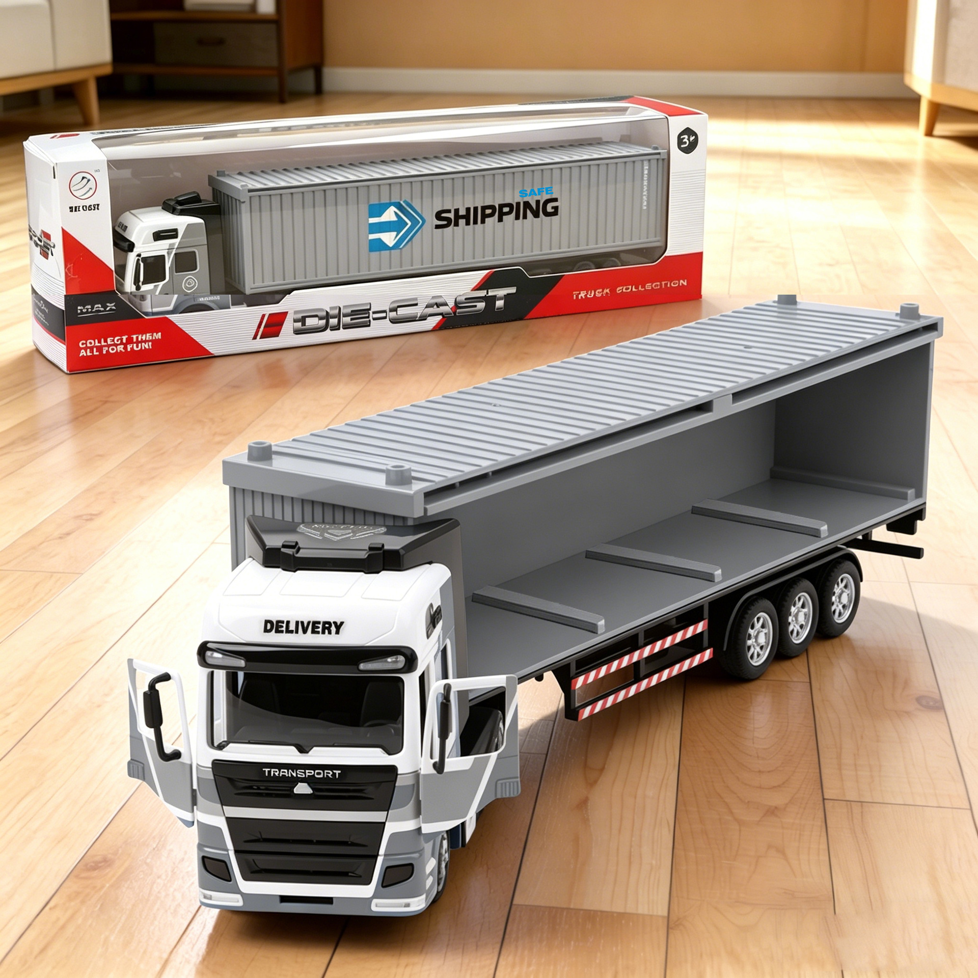 (Openable) Container Truck [Gray]