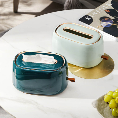 Independently designed new wall-mounted tissue box, light luxury cross-border internet celebrity multi-functional tissue storage box