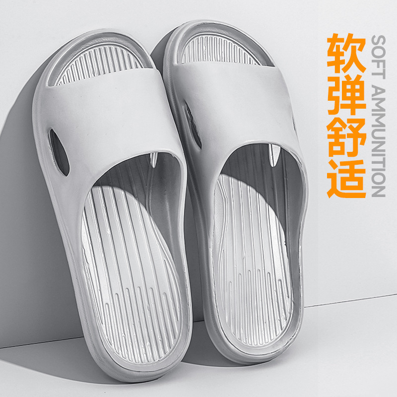 Nuevas zapatillas para el hogar de verano antideslizantes para mujeres zapatillas para parejas zapatillas de baño de hotel