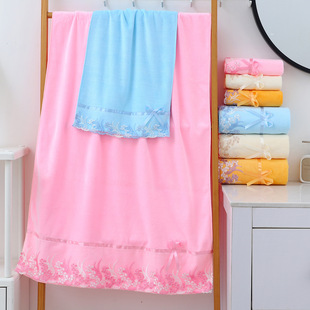 Manufacturer Sells Fiber Lace Towels, Ultra-Soft, Absorbent, Thickened Towels, Return Gifts, Labor Insurance, Baoding Logo
