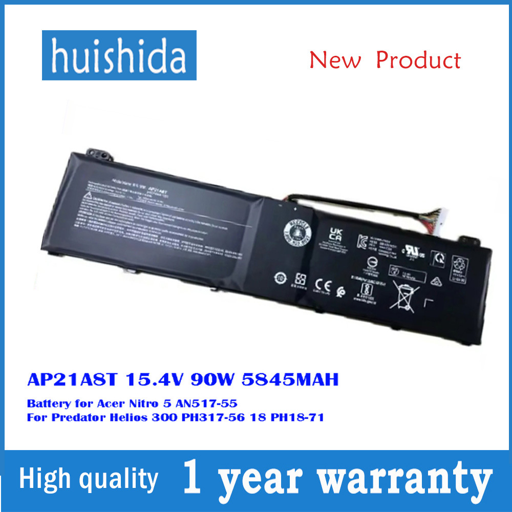 适用于宏碁Nitro PH18-71 PH315-55 PH317-56 AP21A7T电池AP21A8T