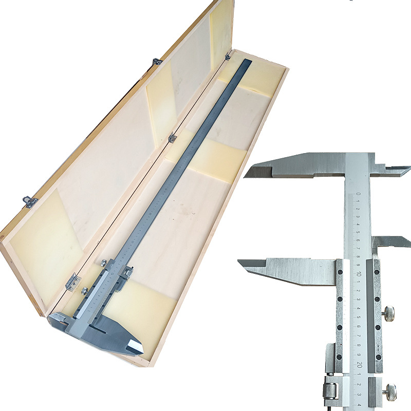 HUOTO 高精度大量程游标卡尺500mm/1000MM双刀爪游标卡尺批发