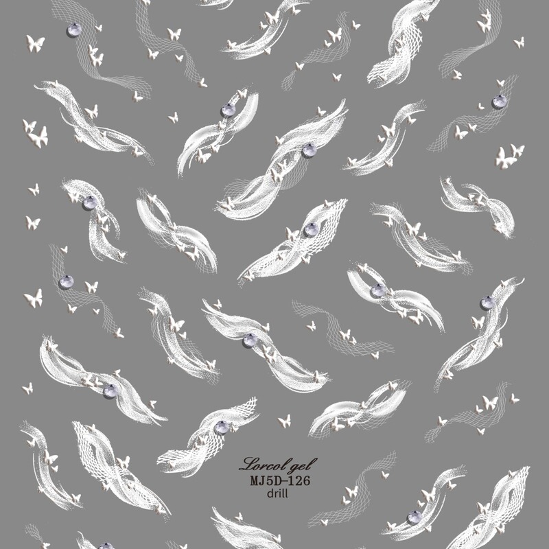 Crystal Diamond 5D Embossed Butterfly Nail Art Stickers Ambilight Aurora Glazed Nail Stickers High-End Crystal Diamond 5D Embossed Butterfly Nail Art Stickers Ambilight Aurora Glazed Nail Stickers High-End