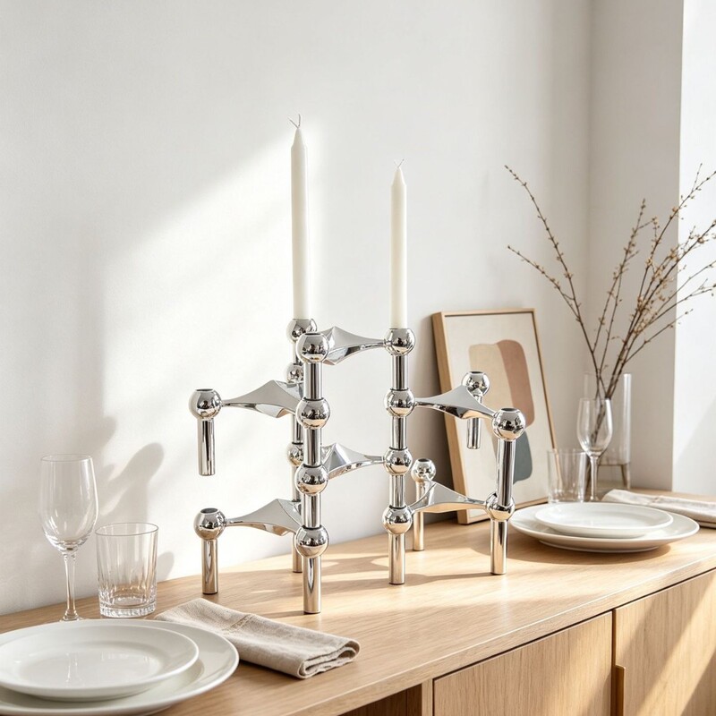 Three-Piece Set of Creative Light Luxury Three-Legged Candle Holders for Hotel Parties, Dinner, and Western Restaurants, Alloy Decorative Ornaments Three-Piece Set of Creative Light Luxury Three-Legged Candle Holders for Hotel Parties, Dinner, and Western Restaurants, Alloy Decorative Ornaments