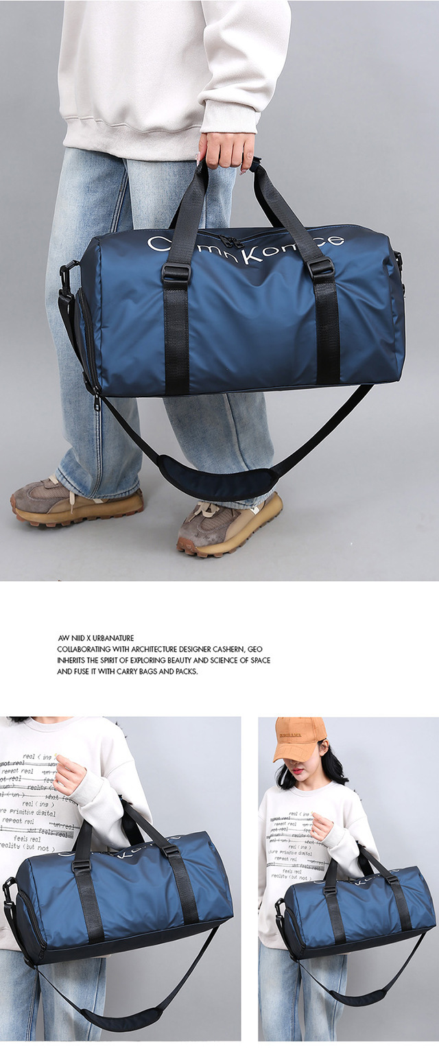 Sporttasche, wasserdicht, Nass-Trocken-Fach, 50L+