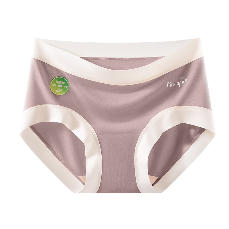 Modal Health Care Polifenoles del té 9A Antibacteriano y alarga la entrepierna, suave y agradable para la piel, alta elasticidad, ropa interior de cintura media para niñas