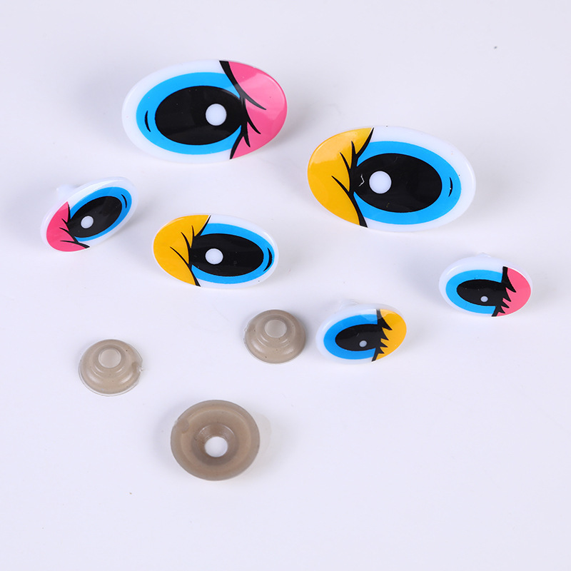 Plush Toy Accessories Cartoon Eyes Two-Point Eyes Little Bear DIY Eyelash Eyeballs DIY Decorations Fresh and Sweet Plush Toy Accessories Cartoon Eyes Two-Point Eyes Little Bear DIY Eyelash Eyeballs DIY Decorations Fresh and Sweet