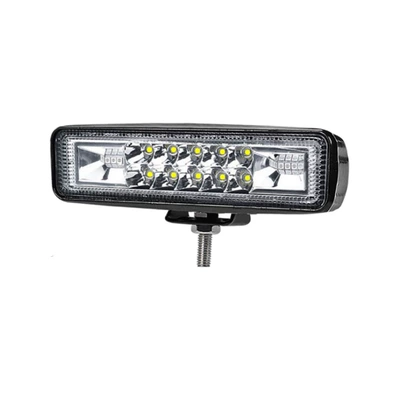 Car LED work light motorcycle light straight-shaped car light 48W two-color side flash light off-road spotlight (İşçi projektorları) - plastic-12v-white-white-white