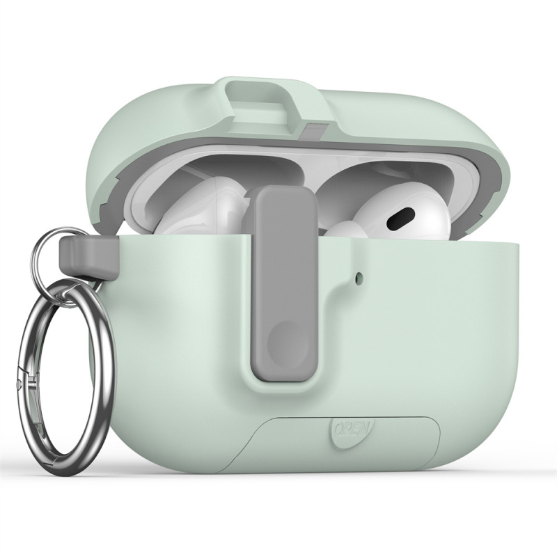 适用airpods pro3保护套弹盖锁扣支架二代4代pro2苹果蓝牙耳机壳|undefined